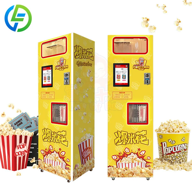 

Factory Wholesale Cheap Vending Automatic Popcorn Machine Commercial New for Business Use
