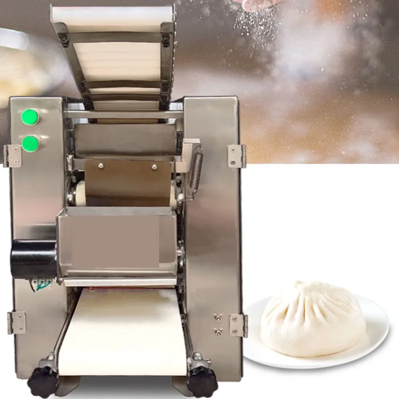 

Pressing Flour Machine Commercial Stainless Steel Fully Automatic Imitation Manual Rolling Equipments Dumpling Baozi Skin Maker