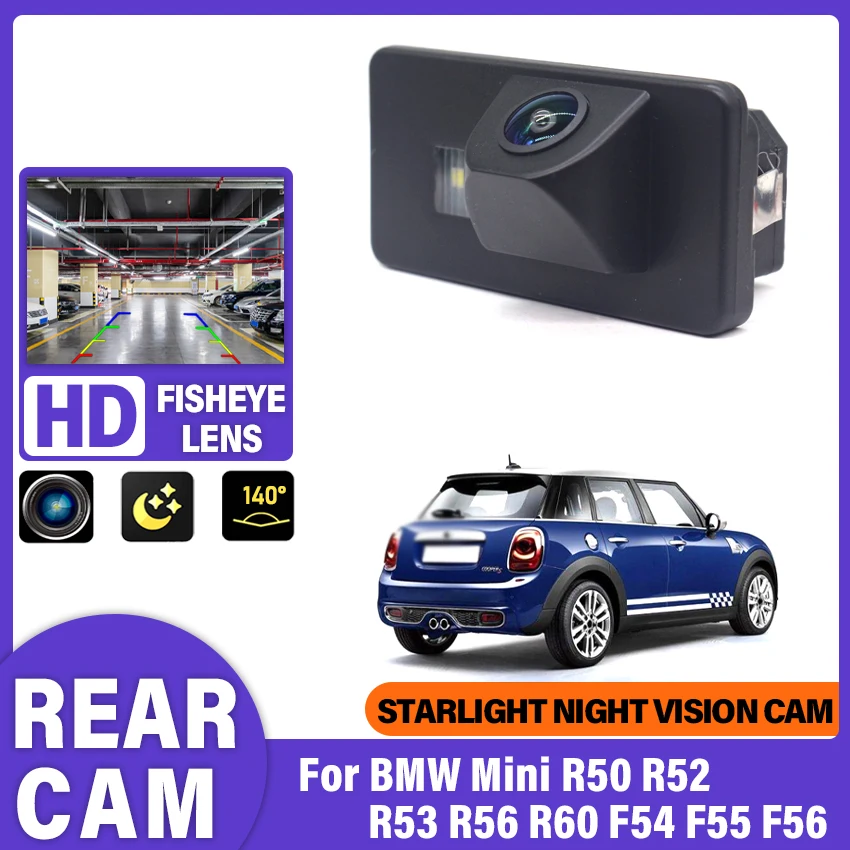 For BMW Mini R50 R52 R53 R56 R60 F54 F55 F56 HD CCD CAM Accesories  Car Rear View Reverse Camera Auto Rear View Backup Parking