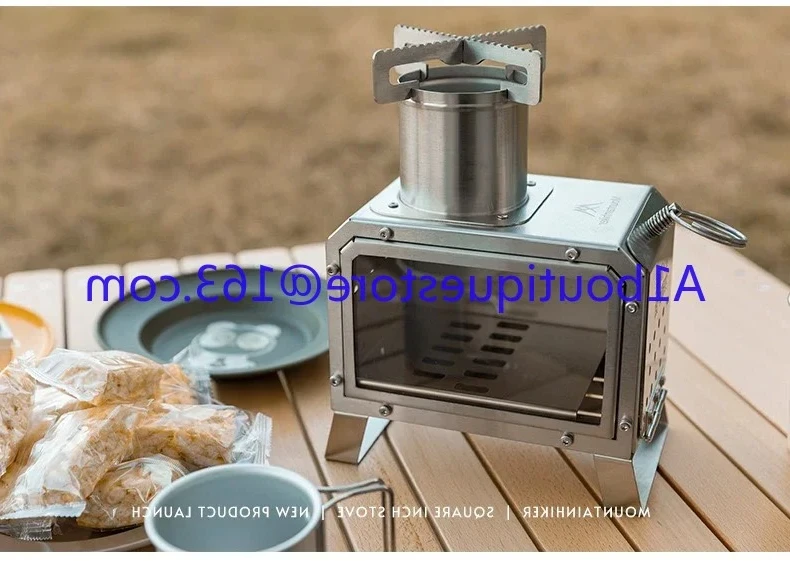 

Палатка для кипящей воды, осадка, квадратная дюймовая печь, печь для гостей на открытом воздухе, кемпинга, дровяная печь,