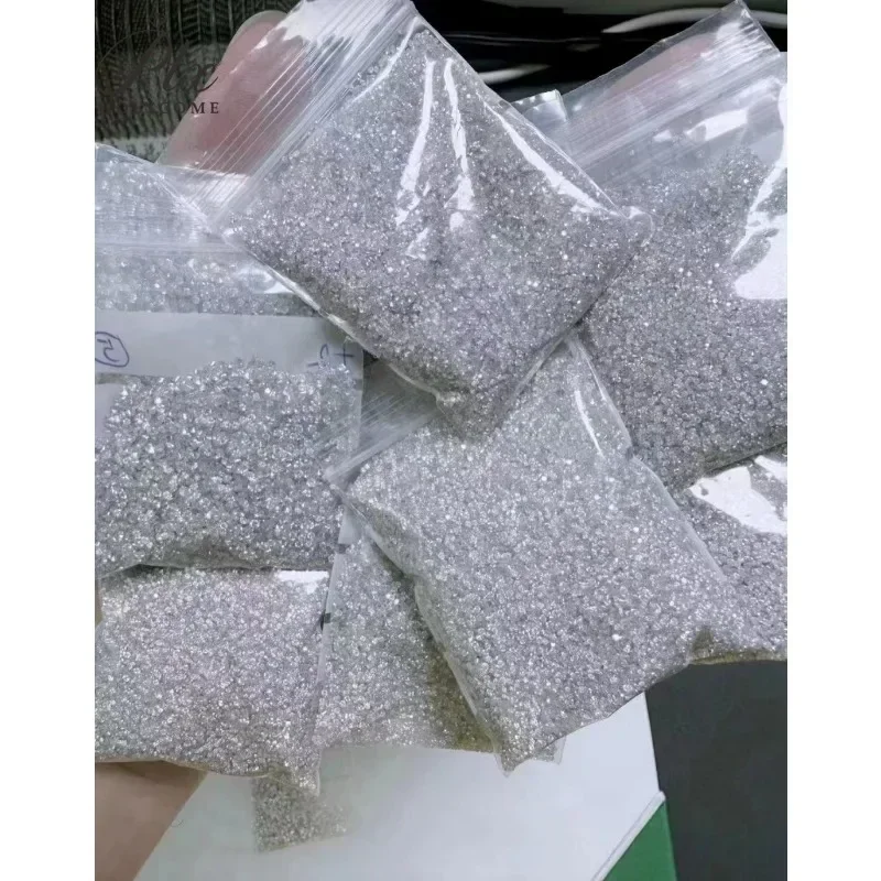 Holycome 100% Real Moissanite 0.7-3.0mm 1CT D DEF VVS1 Round Cut Super White Moissanite Diamond Test Positive Wholesale Price