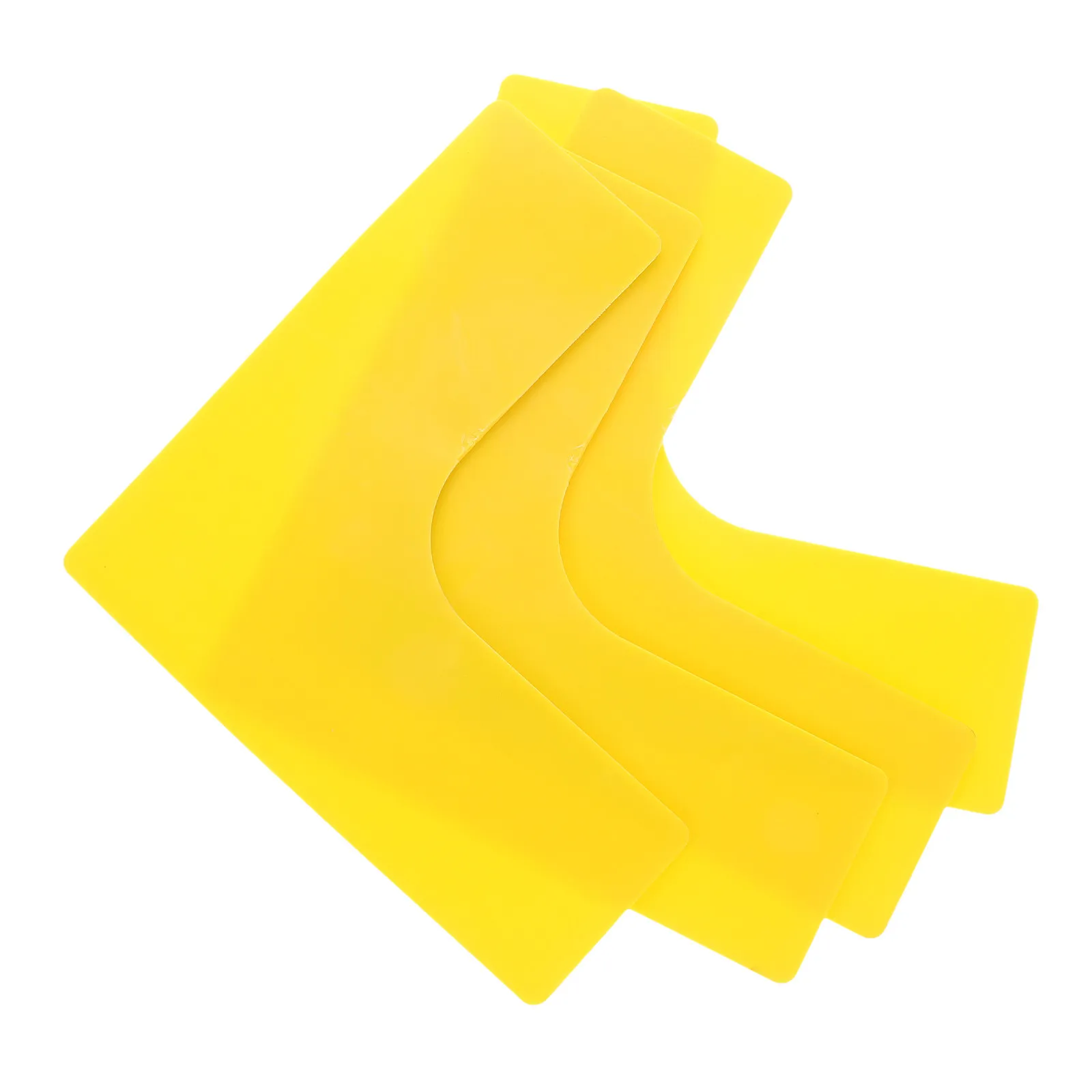 4Pcs Court Marking Corner Pad Right Angle Basketball Tennis Soccer Training Spot Marker Floor Marking Pad Sports Court Accessory