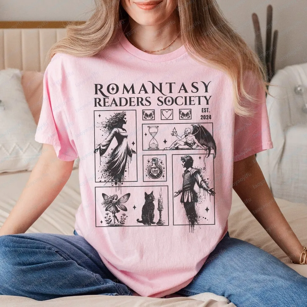 Romantasy Light Academia Shirt Fairy Grunge Tshirt Romantasy Reader Forbidden Romance Bookish Shirt Dark Romance Enemies Lovers
