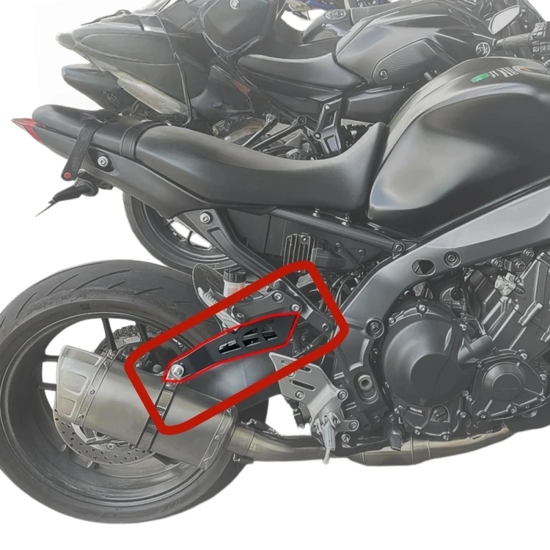 Motorcycle Exhaust Pipe Bracket exhaust pipe fixed hanger Strengthening bracket For Yamaha MT FZ 09 MT09 MTO9SP FZ09 2021-2023