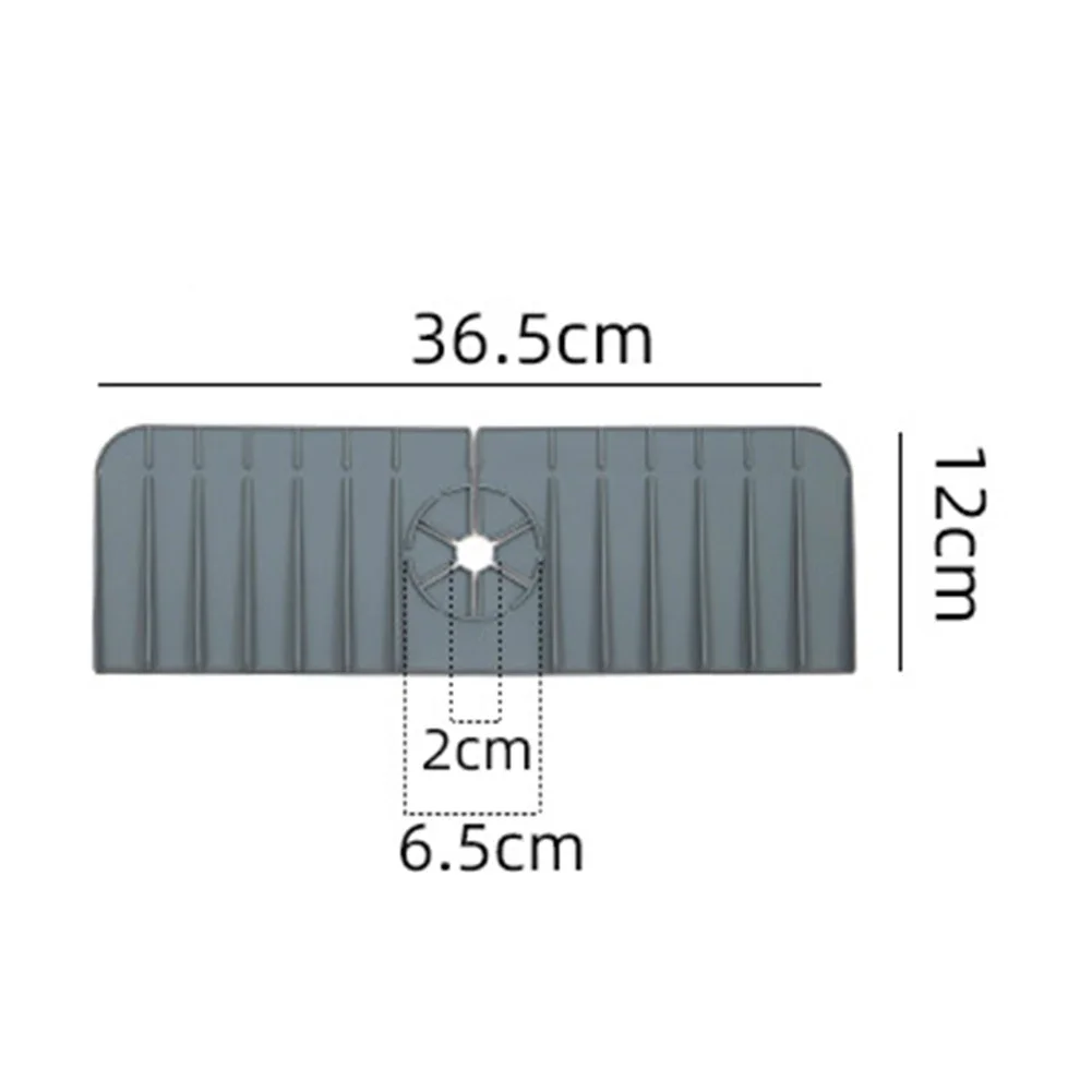 스플래시 가드 드라이 조리대 보호대 주방 실리콘 수도꼭지 싱크 매트, 욕실 주방 가제트, 어라운드 수도꼭지 손잡이