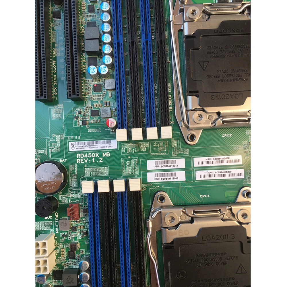 RD450X Thinkserver Dual Server Motherboard 4th Generation X99 Supports 6PCI-E
