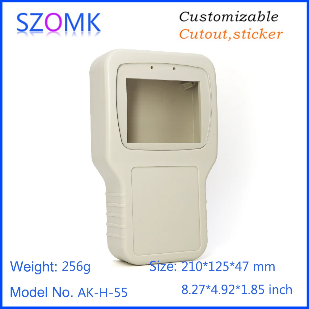 1Piece 210*125*47mm high quality abs plastic box for electronics project lcd screen plastic enclosure for electronics