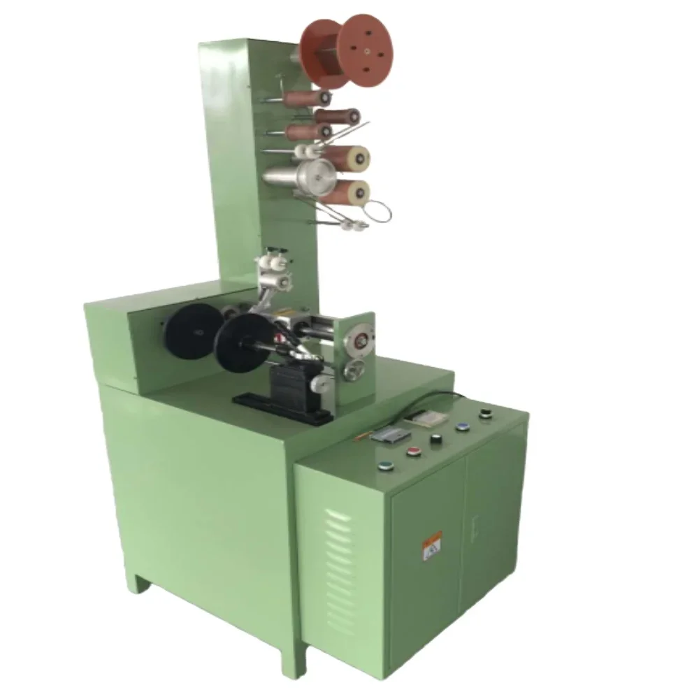 Elastic Cord/Band/Tape/ Rope Coil Making/Winding Machine for spool/paper card packaging