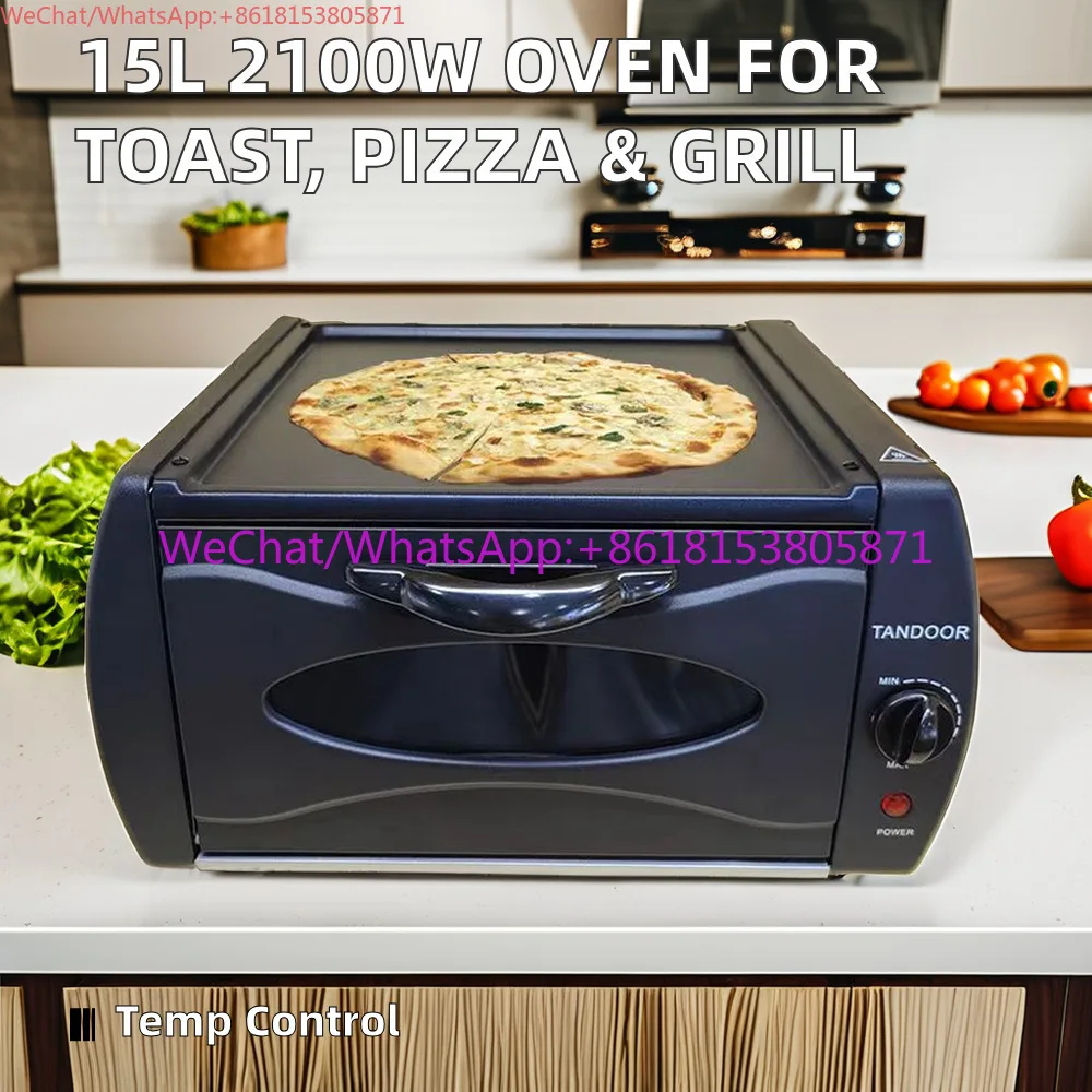 Visual Pancake Oven Multifunctional Pizza Bread Baking Pancake Machine 15 Liters Household Large Capacity