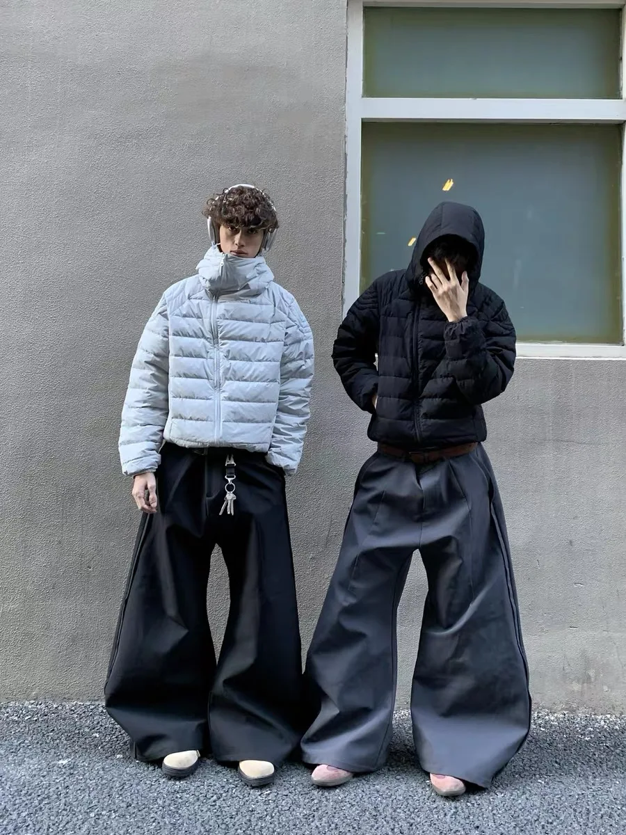 معطف رجالي من American Sle Commuter خفيف الوزن من القطن Jaet للشتاء الدافئ كاجوال متعدد الاستخدامات بياقة واقفة ملابس خارجية من القطن