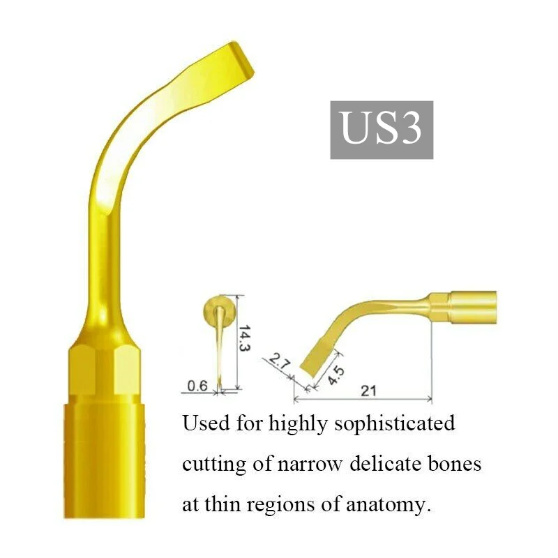 Tandheelkundige Piezo Chirurgie Tip Voor Bot Snijden/Sinus Lifting/Implantaat En Exelcymose Chirurgie Tip Fit Mectron En Specht
