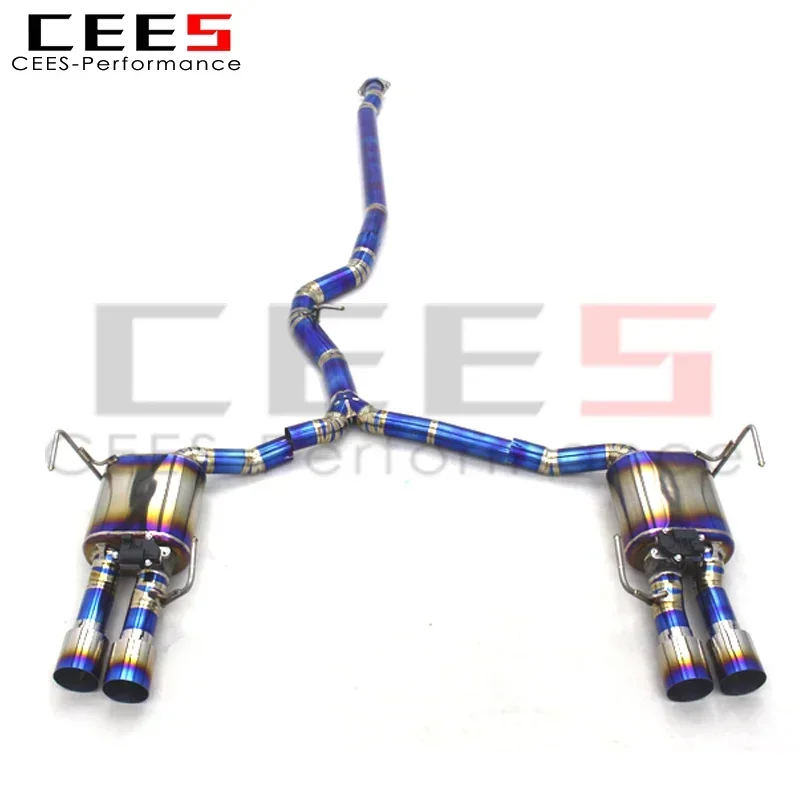 CEES High Performance Titanium Valve Exhaust for Subaru Impreza STI 2.5t Tuning Sport Car Escape Exhaust Pipe Muffler System