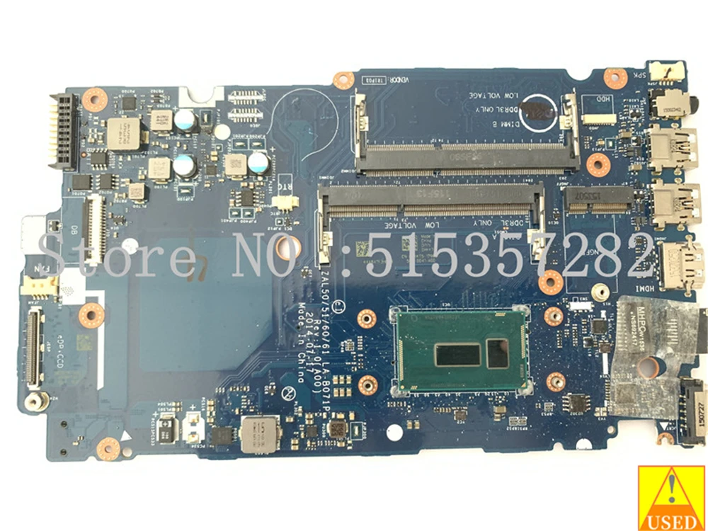 

FOR DELL Latitude 3450 USED Laptop Motherboard W/ I5-5200U CPU CN-0HKKT5 0HKKT5 HKKT5 ZAL50/51/60/61 LA-B071P