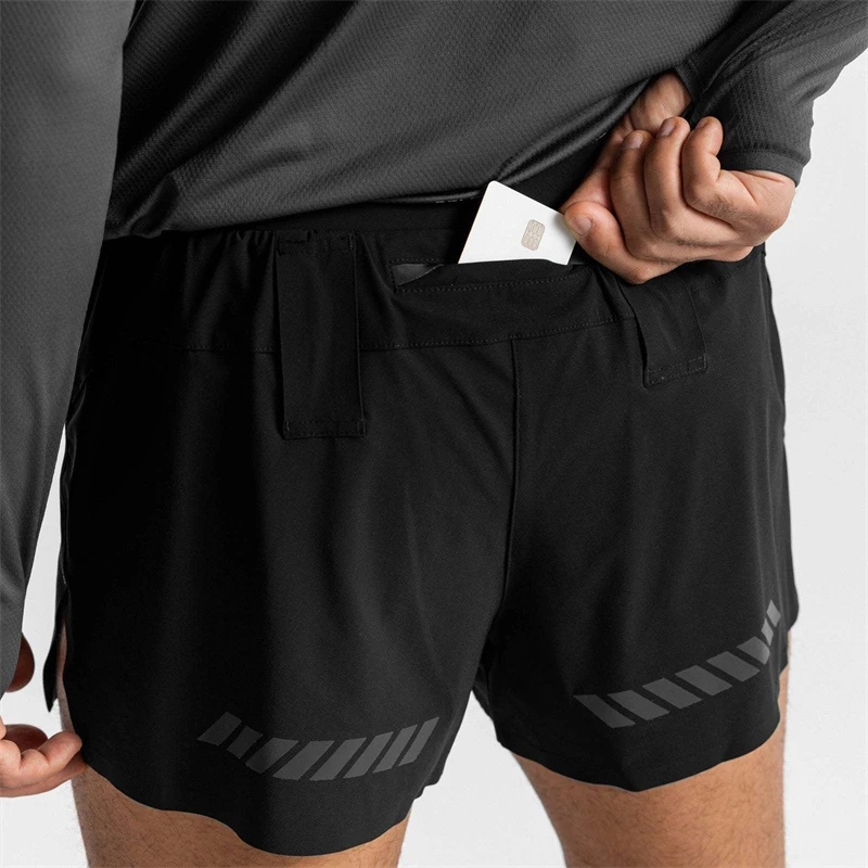 Men\'s Shorts New Summer Sports Fitness Quick-drying Breathable Stretch Shorts Gym Running Training Bodybuilding Beach Pants