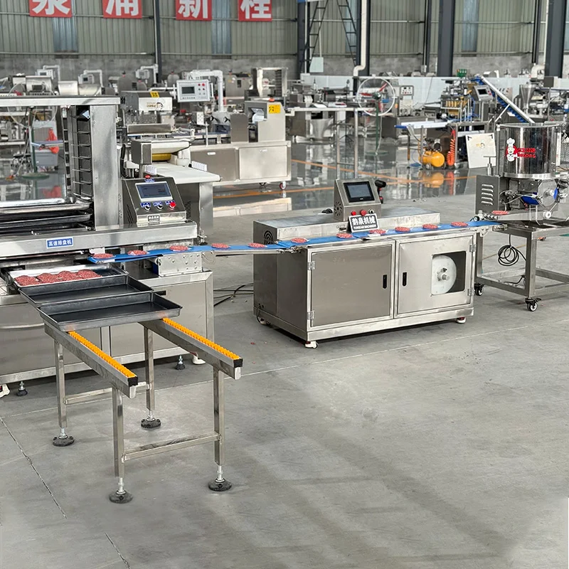 Máquina automática De procesamiento De hamburguesas De carne, máquina para hacer pasteles De carne y hamburguesa con Motor Divisora De Masa