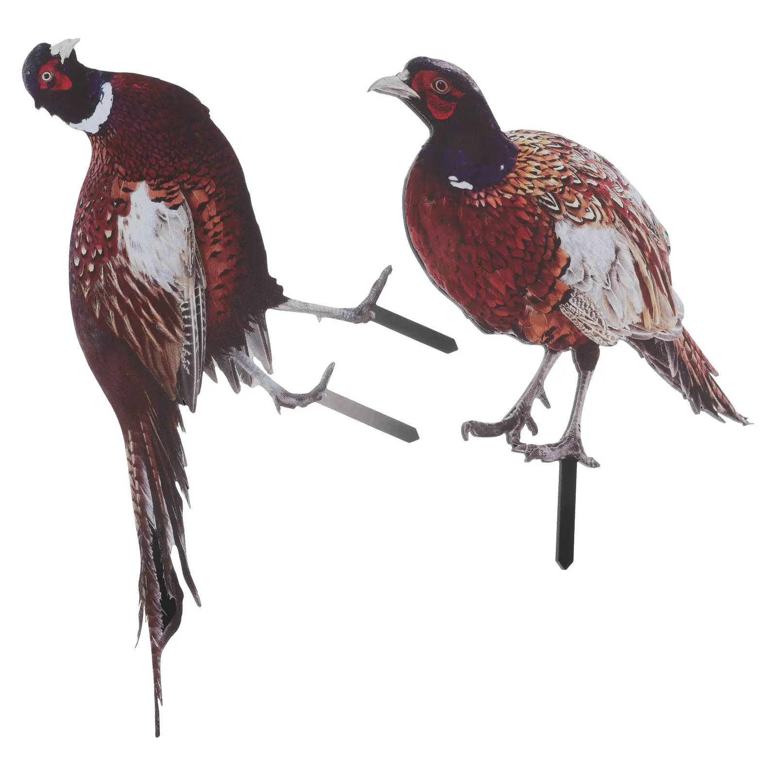 2 قطعة حصة حديقة الدراج واقعية ساحة زخرفة دائم ديكور الحديقة لسياج الفناء في الهواء الطلق حديقة ديكور الأرض المقابس