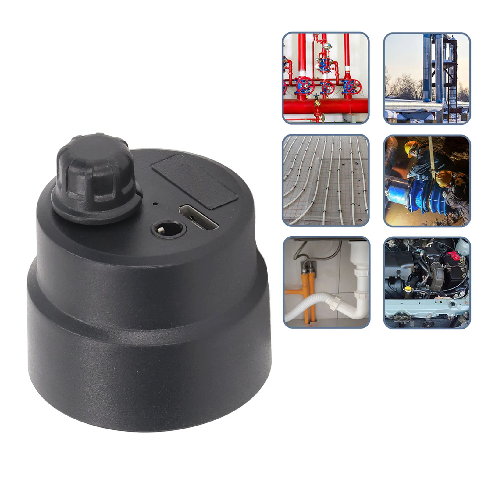 جدار الأنابيب تسرب الاستماع كاشف لاسلكي 12mA عالية القوة للمياه الاسمنت أنابيب الصلب جدار ميكروفون الاستماع الكاشف #6