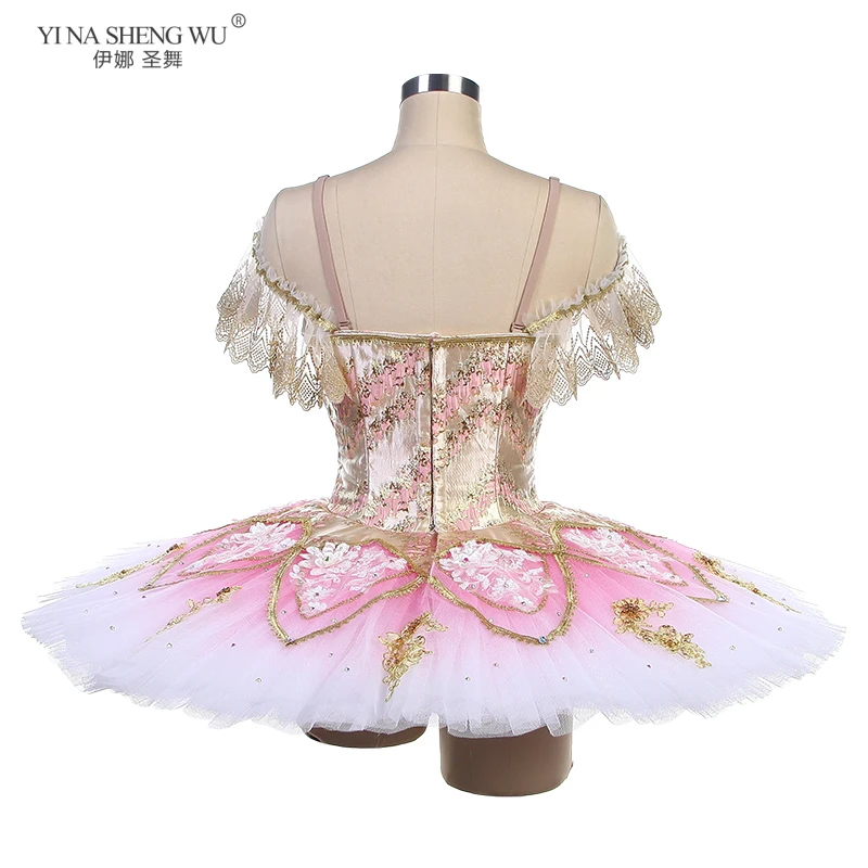 Professional high-end tutu adult and children tutu pink female performance skirt board skirt tutu competition performance custom