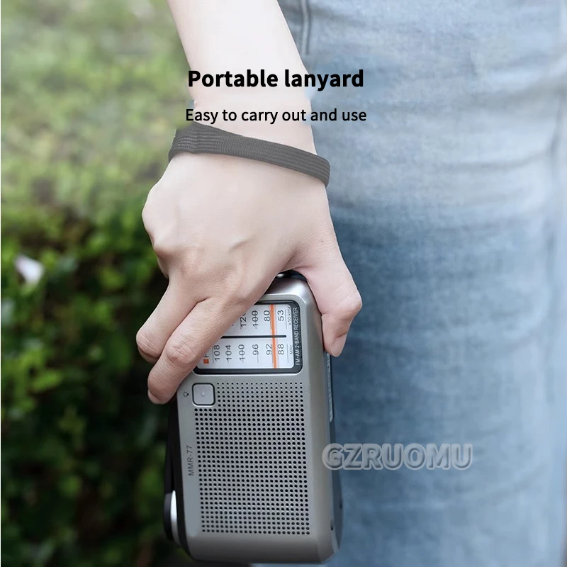 

MMR-77 Portable Rechargeable AM/FM Radio FM Mini Radio Receiver For Camping Hiking FM/AM Portable Receiver Outdoor Radio Wave
