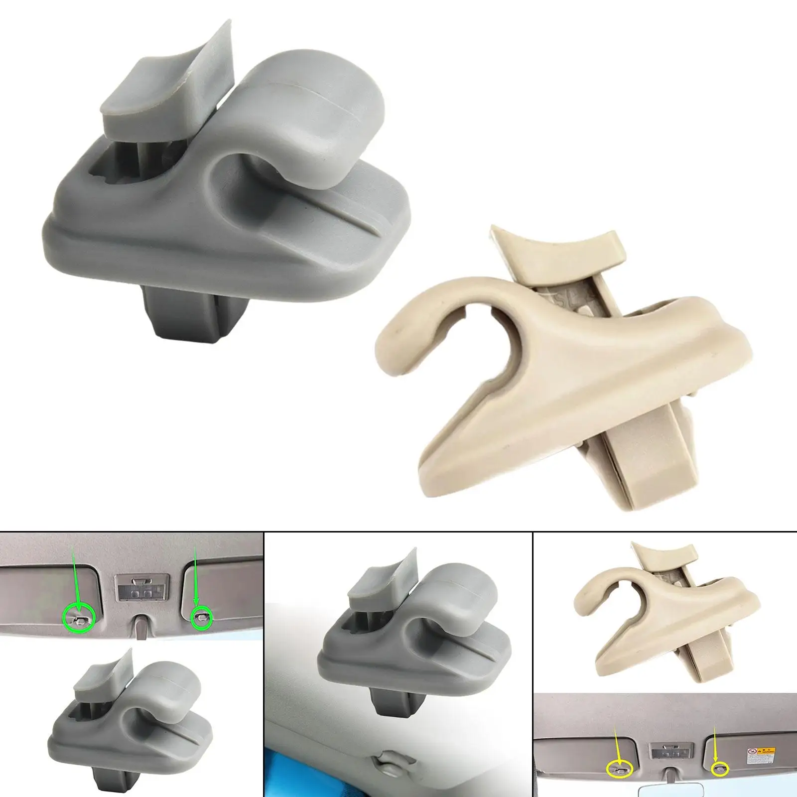 

Автоматический зажим для солнцезащитного козырька, автомобильный зажим для косметического зеркала, компактный, простая установка, автомобильный аксессуар для интерьера для Suzuki Grand Vitara