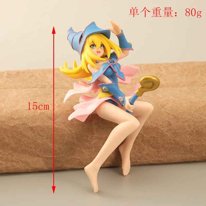 15cm Yu-Gi-Oh! Duel Monsters Mädchenfigur Yugioh Dunkle Magierin Yugi Muto PVC Actionfigur Modell Spielzeug Geschenke