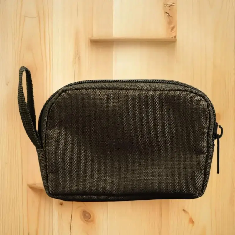 Oxford pano masculino carteira fones de ouvido saco de armazenamento titular do cartão de crédito caso para meninos meninas viagem cartão bancário organizador zíper moeda bolsa