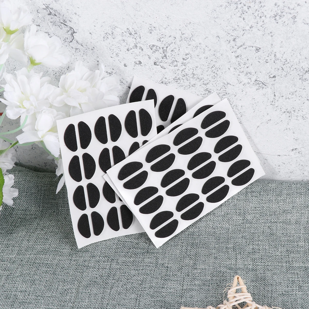 

84 Pairs Self Adhesive Nose Pads for Eyeglasses Anti Slip Comfortable Fit Increased Height Glasses Accessories