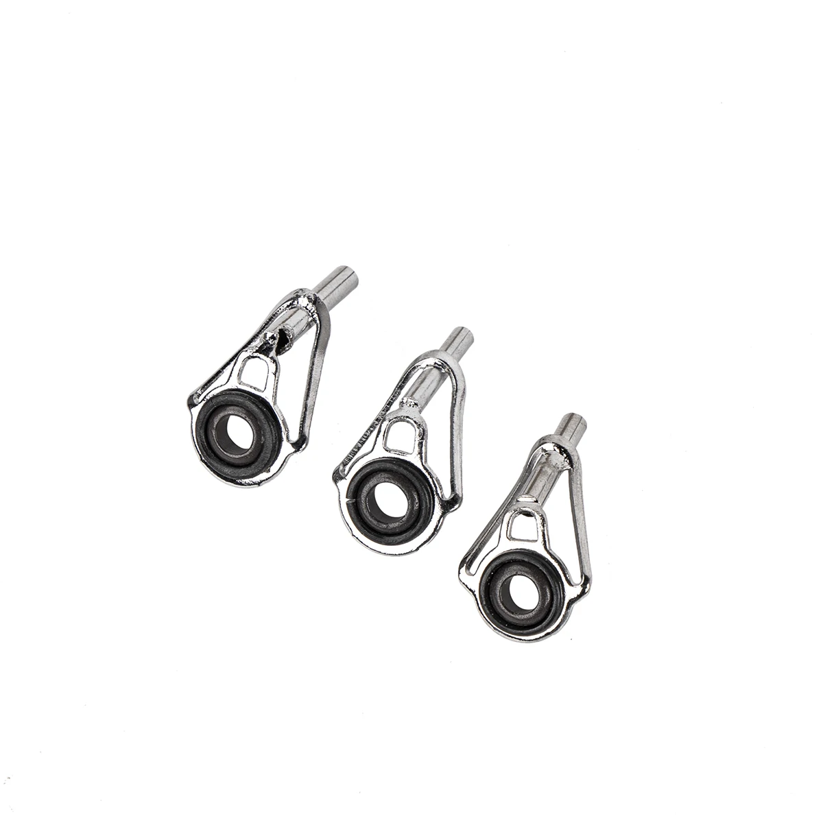 8 pezzi guida canna da pesca anelli in ceramica acciaio ad alto tenore di carbonio ovale superiore 6-30mm k di riparazione asta set di ricambio accessori per attrezzi da pesca  18