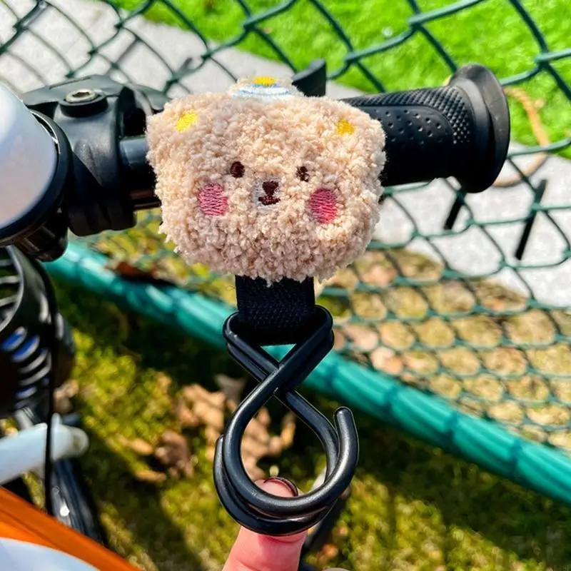 

F19F Baby Strollers Hook Hook Strollers Clip and 360 Degree Loop Pram Clip for Pushchair Strollers