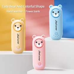 New Hand Warmer Rechargeable Cute Portable USB Hand Warmer Mini Electric Hand Warmer Power Bank Children Birthday Christmas Gift