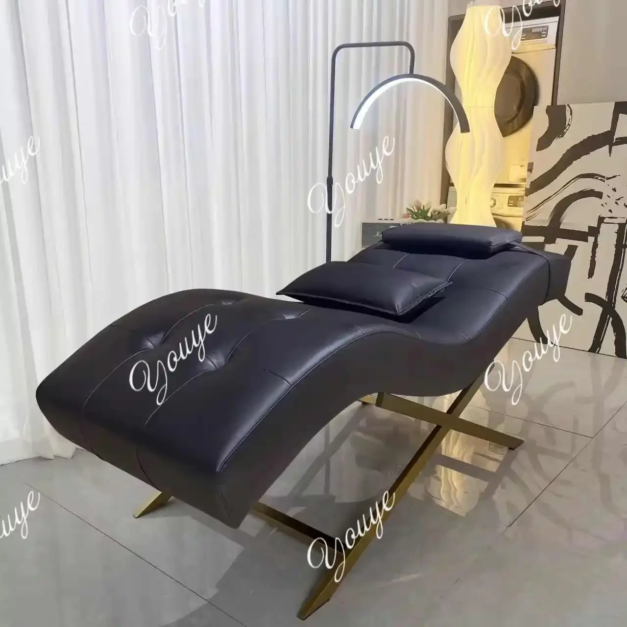 C XingSheng Electric Beauty Care Bed Facial Hydrotherapy Deck Chair Massage Table Salon Eyelash Beds Whole Body SPA Furniture