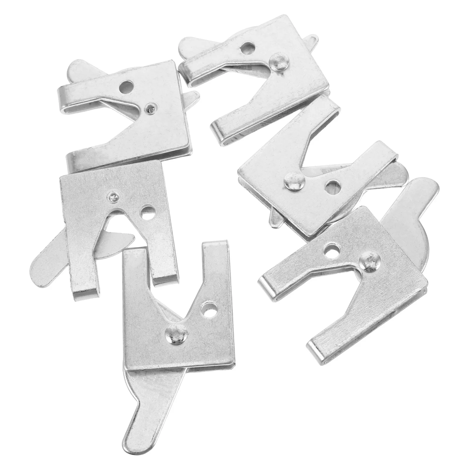 

6Pcs Pet Steel Double Layer Thickened Safety Latch Automatic Bolt Lock for Dog Crate Gate Kennel Enclosure Fasteners