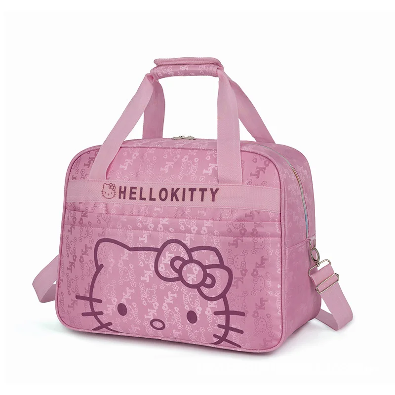 Sanrio Hello Kitty Travel Bag Cute Cartoon Large Capacity Storage Bags Mommy Bags Multifunctional Luggage Handbags Women