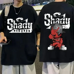 Koszulka z hiphopowy raper Eminem albumem muzycznym światowa trasa prezent dla fanów graficznych mężczyzn kobiet w stylu Vintage oversize klasyczne koszulki Streetwear