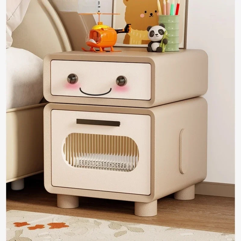 Creative Children's Bedside Table Boys Bedroom Bedside Table Replacement Small Shelf Robot Cartoon Storage Cabinet