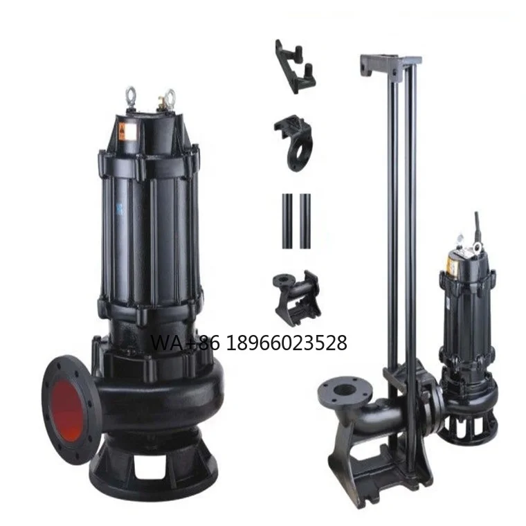 Three-phase 380V Municipal Large Flow Non-clogging WQ Submersible Sewage Pump