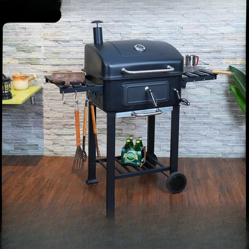 Spot Folding Plate Thickened Barbecue  Household Garden  American Barbecue  Outdoor Large Commercial