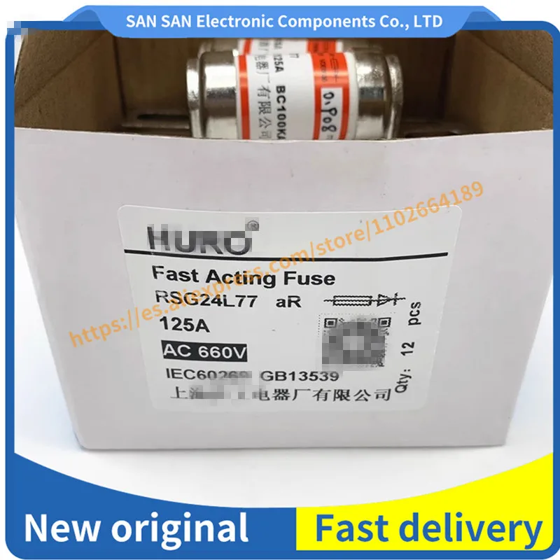 Quick fuse RSG24L77 660V  25A 45A 63A 80A 100A 125A 160A 200A 250A fuse tube new 1PCS Free shipping