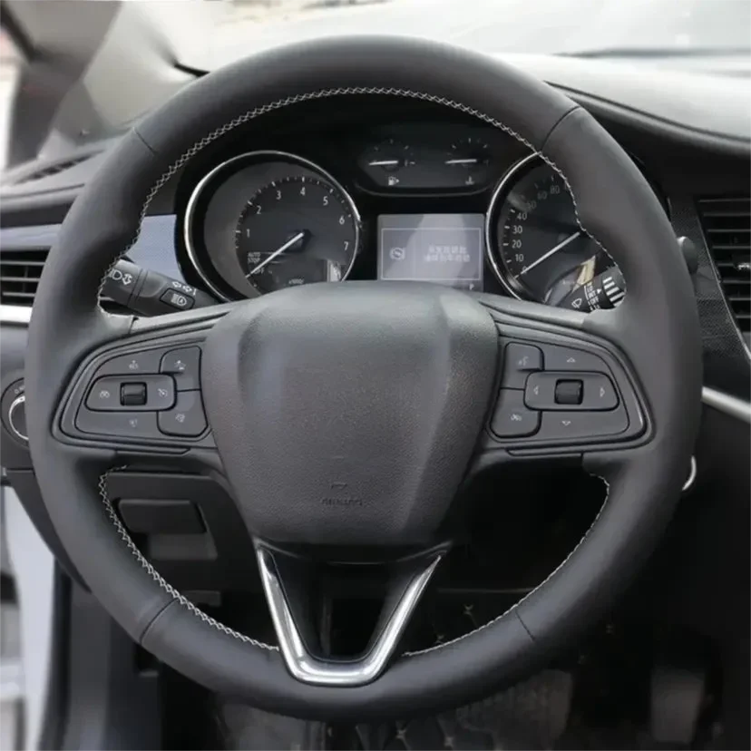 Suitable for Buick/Envision/Verano/Encore/New Regal/GL8/LaCrosse hand sewn leather non perforated steering wheel handle cover