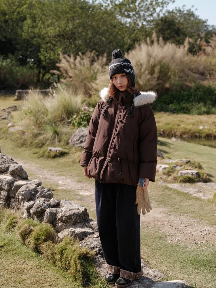 

Faionable College Sle Patchwork Design Denim Pants Plaid Splicing l Waist Cotton Wide Leg Ladies Jeans Winter Season