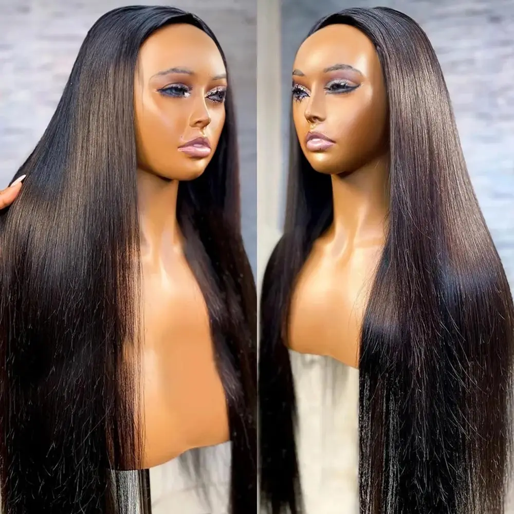 

Предварительно разрезанные кружева No Gule 13x4 7x5, парик без клея, готов носить кости, прямые кружева, смешиваются в кожу, естественные волосы для женщин