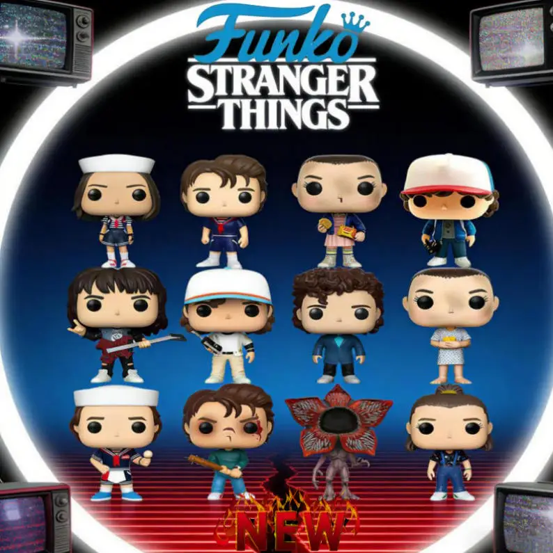2026 Hottes Funko POP Stranger Lucas Will # 421 # 428 # 475 # 638 Eleven Dustin Steve Figura coleccionable de vinilo Regalo de edición limitada