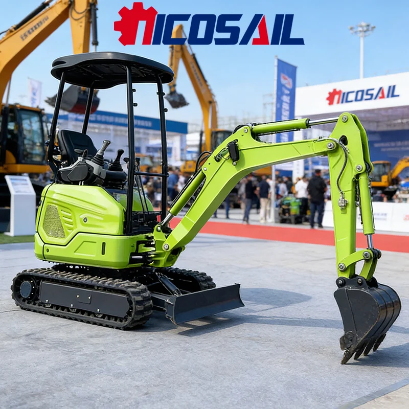 

Nicosail 18MAX 1.8Ton Compact Excavator Easy Operation Low Fuel Consumption for Construction Site