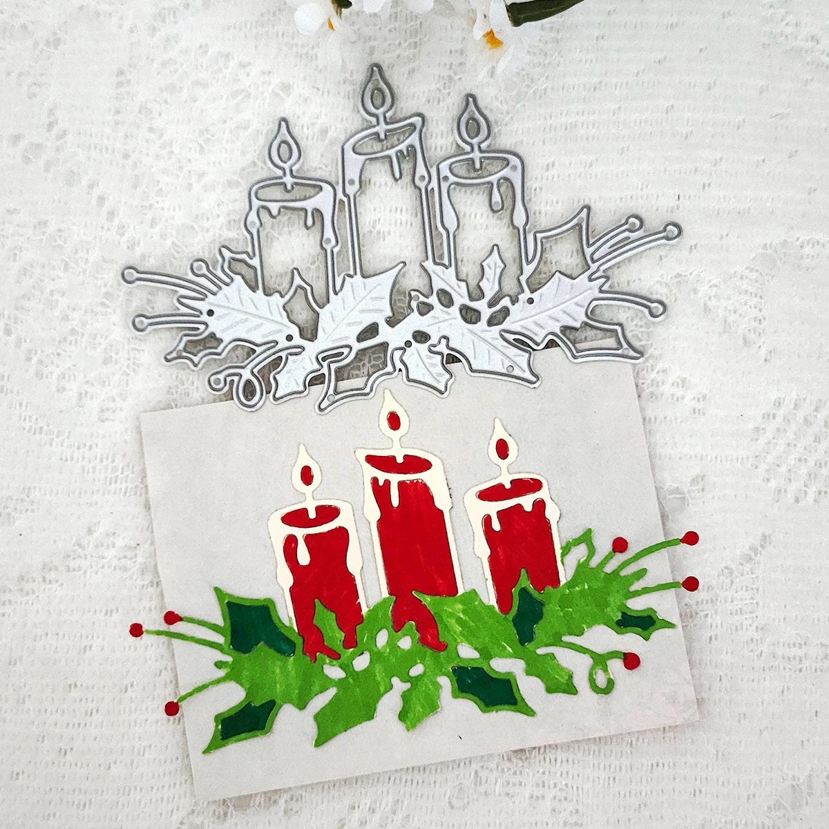 Spanish Happy Birthday Christmas Tree Candle Deer 26 English Alphabet Metal Cutting Dies Stencils For DIY Scrapbooking Embossing