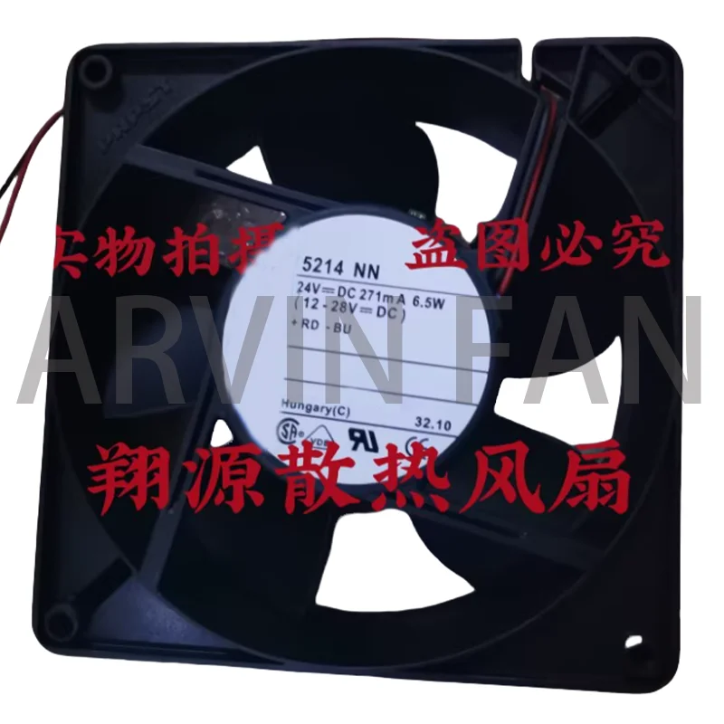 

5214NN 127X38MM 24V 6.5W Fan