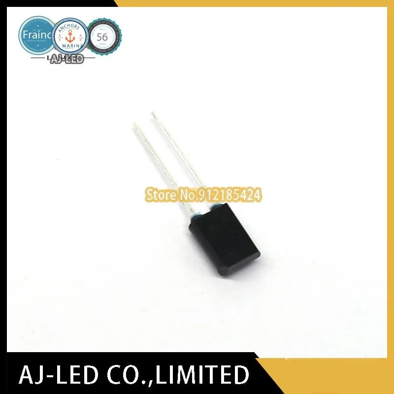10pcs/lot S186P side flat side photosensitive infrared receiving diode silicon PIN wavelength 950nm angle ±65°