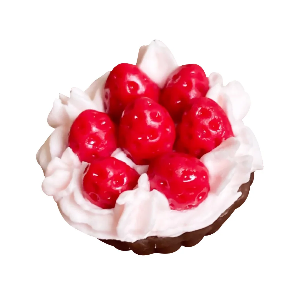 

Mini Chocolate Resin House Mini Miniature Pie Adornment Food Kitchen Decor Scene Diy Prop Miniature Dessert Ornament