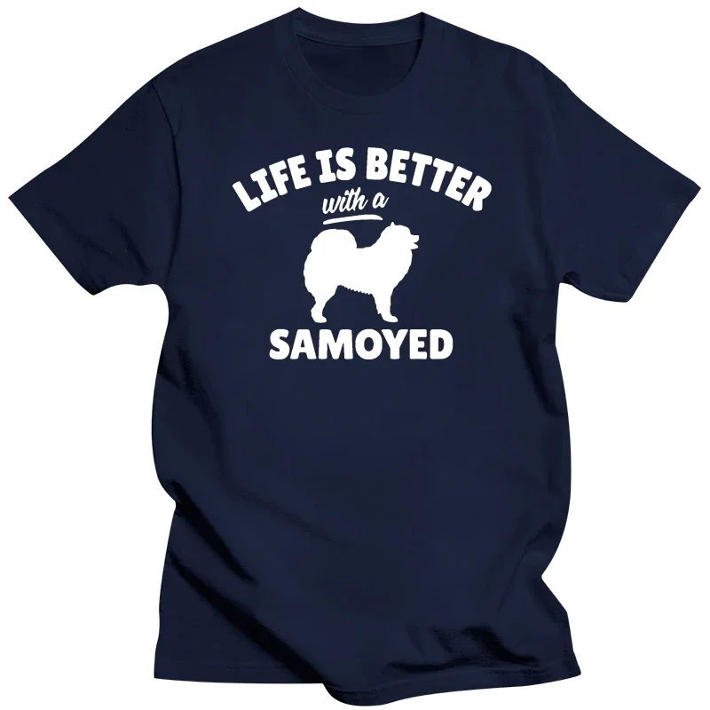 Print Witty Samoyed Dog Owner Saying Tshirt Men O Neck Plus Size S-5xl Cotton Adult T-Shirts Tee Top