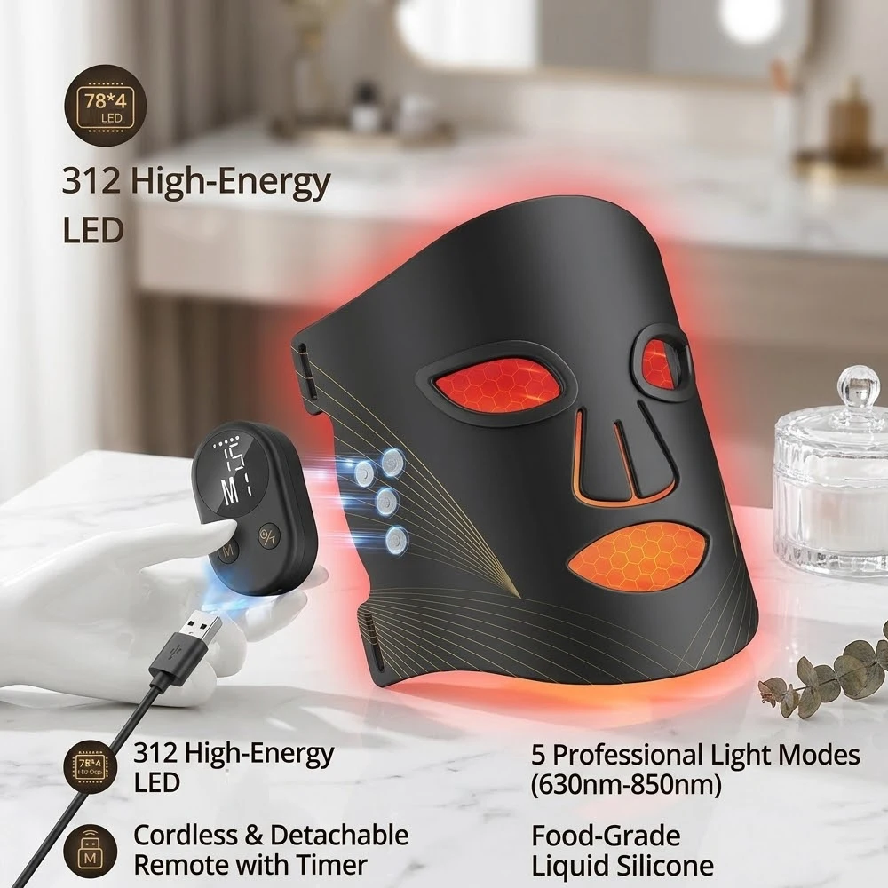 masque-facial-led-pour-la-luminotherapie-312-led-lumiere-rouge-infrarouge-appareil-en-silicone-sans-fil-masque-facial-pour-les-rides-l'acne-le-rajeunissement-de-la-peau