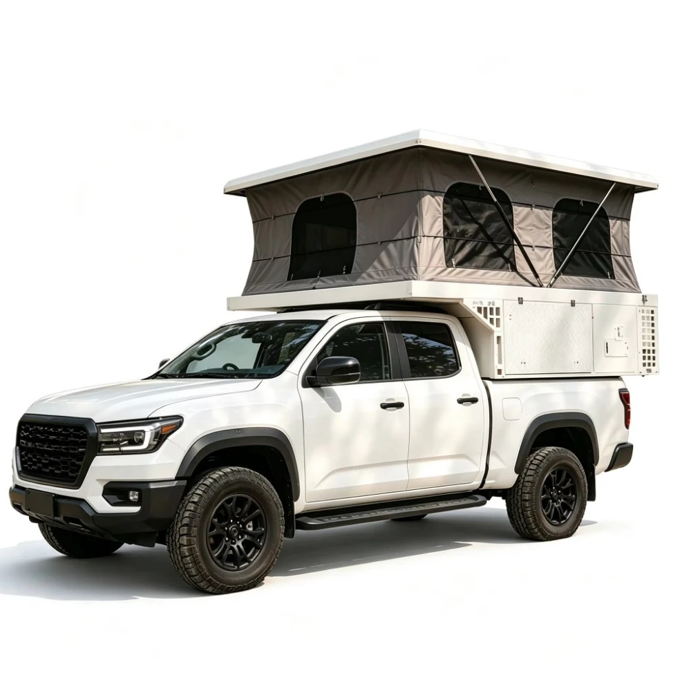 Canopy Roof Top Tent 4 Person 1.2m X Hinge Hard Shell Roof Top Tent Tent Box Rooftop Car Roof Top 4 Person